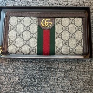 Gucci Ophidia Zip Around Wallet